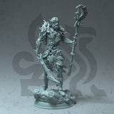 Aurelion / Druid / Elf / Mage / Magic / Pathfinder / DnD / DM Stash / 3D Print / 4K Mini / TableTop Miniature / 32mm / 75mm