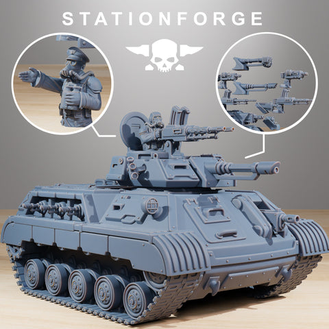Grimguard Support Tank / Tank / Mech / Imperial / Sci Fi / Space / Table Top / Station Forge / 3D Print / 4K Mini / Wargaming / RPG