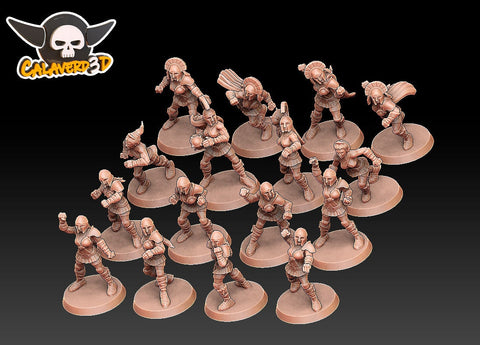 Greek Amazon Fantasy Football Team / Amazonian / Amazon Fantasy Football Team / Amazon Team / Tabletop / Miniatures / Boardgame