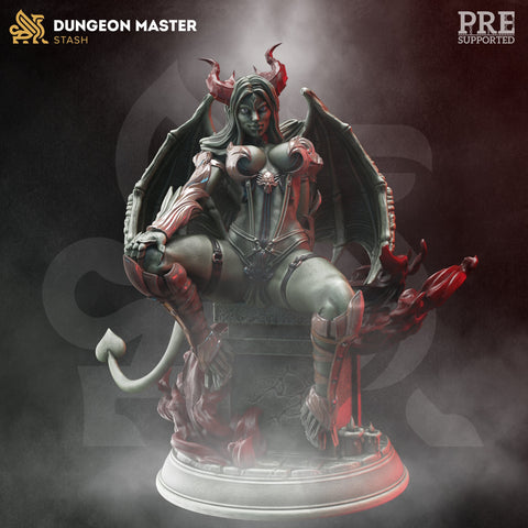 Vehrin petrified succubus / Succubus /Vampire / Monster / DnD / GM Stash / 3D Print / 4K Mini / TableTop Miniature / 32mm / 75mm