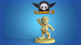 Christmas Football Team / Halfling / Dwarf / Christmas / Snow man / Tree / Fantasy Football Team / Tabletop / Miniatures / Boardgame