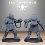 Royal Guard Enforcers / Soldier / Infantry / Imperial / Royal / Sci Fi / Space / Station Forge / 3D Print / 4K Mini / Wargaming