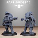 Royal Guard Enforcers / Soldier / Infantry / Imperial / Royal / Sci Fi / Space / Station Forge / 3D Print / 4K Mini / Wargaming