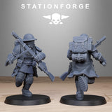 Royal Guard Enforcers / Soldier / Infantry / Imperial / Royal / Sci Fi / Space / Station Forge / 3D Print / 4K Mini / Wargaming