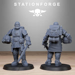 Royal Guard Enforcers / Soldier / Infantry / Imperial / Royal / Sci Fi / Space / Station Forge / 3D Print / 4K Mini / Wargaming