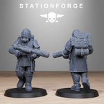 Royal Guard Enforcers / Soldier / Infantry / Imperial / Royal / Sci Fi / Space / Station Forge / 3D Print / 4K Mini / Wargaming