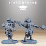 Frontliners Infantry / Mech / Scavenger / Scout / Infantry / Sci Fi / Space / Table Top / Station Forge / 3D Print / 4K Mini / Wargaming