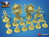 Garden Gnomes Football Team / Gnomes / Garden / Fantasy Football Team / Tabletop / Miniatures / Boardgame
