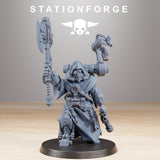 Scavenger Commander / Leader / Machine / Comander / Scavenger / Infantry / Sci Fi / Space / Table Top / Station Forge / 3D Print / Wargaming