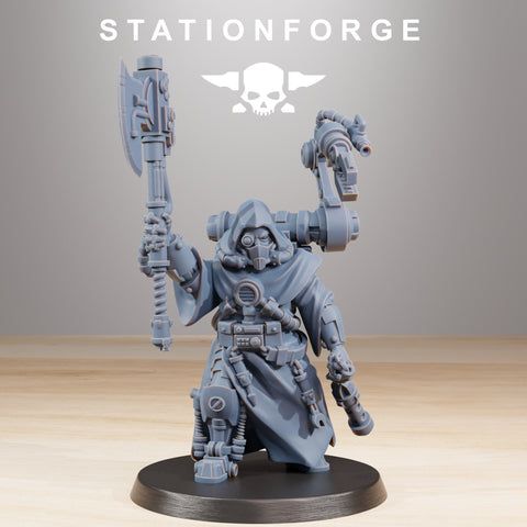 Scavenger Commander / Leader / Machine / Comander / Scavenger / Infantry / Sci Fi / Space / Table Top / Station Forge / 3D Print / Wargaming