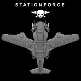 Scavenger Cutlass / Plane / Cargo/ Mech / Air ship / Sci Fi / Space / Table Top / Station Forge / 3D Print / 4K Mini / Wargaming / RPG