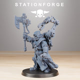 Scavenger Commander / Leader / Machine / Comander / Scavenger / Infantry / Sci Fi / Space / Table Top / Station Forge / 3D Print / Wargaming