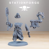 Scavenger Commander / Leader / Machine / Comander / Scavenger / Infantry / Sci Fi / Space / Table Top / Station Forge / 3D Print / Wargaming