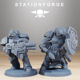 Socratis Dragon Knight / Commando / Marine / Knight / Infantry / Sci Fi / Space / Table Top / Station Forge / 3D Print /4K Mini/Wargaming