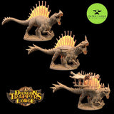 Spinodon / Spinosaurus / Monster / Dinosaur / Pathfinder / DnD / The Dragon Trappers / 3D Print / 4K Mini / TableTop Miniature / RPG