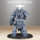 Socratis Archon / Commando / Marine / Knight / Infantry / Sci Fi / Space / Table Top / Station Forge / 3D Print / 4K Mini/Wargaming