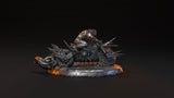 Biker / Bike / Steam punk / Apocalyptic / Pathfinder / DnD / DM Stash / 3D Print / 4K Mini / TableTop Miniature