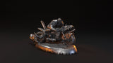 Biker / Bike / Steam punk / Apocalyptic / Pathfinder / DnD / DM Stash / 3D Print / 4K Mini / TableTop Miniature