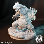 Groudon / Legendary / Dinosaur / Fire / Ground / Pokemon / Kaijumon / DnD / Monster / Miniature / 3D Print / 4K Mini