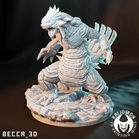 Groudon / Legendary / Dinosaur / Fire / Ground / Pokemon / Kaijumon / DnD / Monster / Miniature / 3D Print / 4K Mini