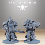 Socratis Crusaders / Commando / Marine / Knight / Infantry / Melee / Sci Fi / Space / Table Top / Station Forge / 3D Print/4K Mini/Wargaming