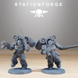 Socratis Deviators / Commando / Marine / Knight / Flying Infantry / Sci Fi / Space / Table Top / Station Forge / 3D Print /4K Mini/Wargaming