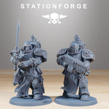 Socratis Crusaders / Commando / Marine / Knight / Infantry / Melee / Sci Fi / Space / Table Top / Station Forge / 3D Print/4K Mini/Wargaming