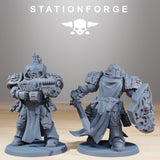 Socratis Crusaders / Commando / Marine / Knight / Infantry / Melee / Sci Fi / Space / Table Top / Station Forge / 3D Print/4K Mini/Wargaming