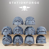 Socratis Crusaders / Commando / Marine / Knight / Infantry / Melee / Sci Fi / Space / Table Top / Station Forge / 3D Print/4K Mini/Wargaming