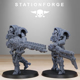 Astronet Heavy Infantry / Robot / Necro / Cyborg / Infantry / Cybernet / Sci Fi / Space / Table Top / Station Forge / 3D Print / Wargaming
