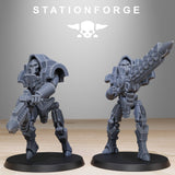 Astronet Heavy Infantry / Robot / Necro / Cyborg / Infantry / Cybernet / Sci Fi / Space / Table Top / Station Forge / 3D Print / Wargaming