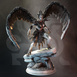 Kiziri - Queen of the Harpies  / Harpy / Monster / Pathfinder / DnD / DM Stash / 3D Print / 4K Mini / TableTop Miniature / 32mm / 75mm