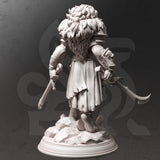 Kiz Ai’er / Leonin / Warrior / Fighter / Lion / Pathfinder / DnD / DM Stash / 3D Print / 4K Mini / TableTop Miniature / 32mm / 75mm