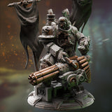 Kartol / War Chief / Steampunk / Mech  / Wasteland / Hero / DnD / Pathfinder / DM Stash / 3D Print / TableTop Miniature / 32mm / 75mm