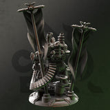 Kartol / War Chief / Steampunk / Mech  / Wasteland / Hero / DnD / Pathfinder / DM Stash / 3D Print / TableTop Miniature / 32mm / 75mm