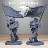 GrimGuard Enforcers / Soldier / Commando / Imperial / Infantry / Sci Fi / Space / Table Top / Station Forge / 3D Print / 4K Mini / Wargaming