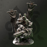 Kartol / War Chief / Steampunk / Mech  / Wasteland / Hero / DnD / Pathfinder / DM Stash / 3D Print / TableTop Miniature / 32mm / 75mm