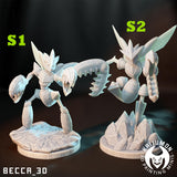 Scythor / Scizor / Pinser / Mega Pinsir / Pokemon / Grass / Bird / Kaijumon / DnD / Monster / Miniature / 3D Print / 4K Mini
