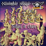 Sultans of Chaos Football Team / Chaos / Dwarves / Djin / Arabian / Fantasy Football Team / Tabletop / Miniatures / Boardgame