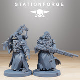 Scavenger Hunters / Hunters / Scavenger / Infantry / Robot / Sci Fi / Space / Table Top / Station Forge / 3D Print / 4K Mini / Wargaming