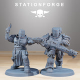 Socratis Zealots / Templar / Marine / Knight / Infantry / Sci Fi / Space / Table Top / Station Forge / 3D Print /4K Mini/Wargaming