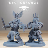 Socratis Zealots / Templar / Marine / Knight / Infantry / Sci Fi / Space / Table Top / Station Forge / 3D Print /4K Mini/Wargaming