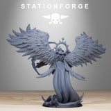 Corrupted Archon Angel /Demon / Corrupted / Chaos /  Marine / Sci Fi / Space / Table Top / Station Forge / 3D Print / 4K Mini / Wargaming
