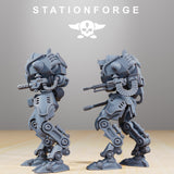 Scavenger Bracers / Guard / Mech / Imperial / Robot / Infantry / Sci Fi / Space / Table Top / Station Forge / 3D Print / 4K Mini / Wargaming