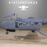 GrimGuard Vulture Plane / Bomber / Transport / Plane / Sci Fi / Space / Table Top / Station Forge / 3D Print / Wargaming / RPG