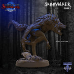 Skinwalker / Warewolf / Mammoth Factory / Warrior / Fighter / Pathfinder / DnD / GM Stash / 3D Print / 4K Mini / TableTop Miniature