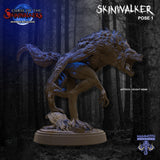 Skinwalker / Warewolf / Mammoth Factory / Warrior / Fighter / Pathfinder / DnD / GM Stash / 3D Print / 4K Mini / TableTop Miniature