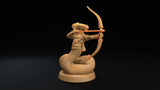 Snake / Archer / Mage / Warrior / Yuan-ti / Monster / Pathfinder / DnD / The Dragon Trappers / 3D Print / 4K Mini / TableTop Miniature / RPG
