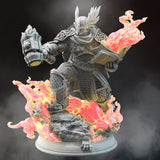 Gorozai / Paladin / Warrior/ Elemental / Hero / DnD / Pathfinder / DM Stash / 3D Print / 4K Mini / TableTop Miniature / 32mm / 75mm