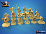 Witches Football Team / Witches / Spells / Halloween / Fantasy Football Team / Tabletop / Miniatures / Boardgame